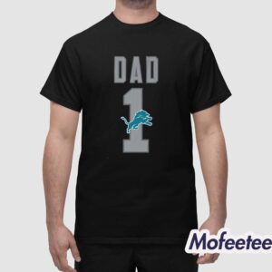 Lions Number 1 Dad Shirt Father's Day 2024 1