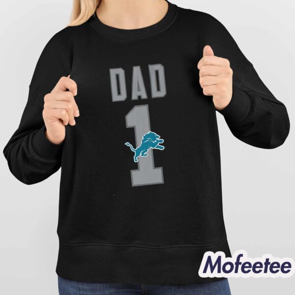 Lions Number 1 Dad Shirt Father’s Day 2024