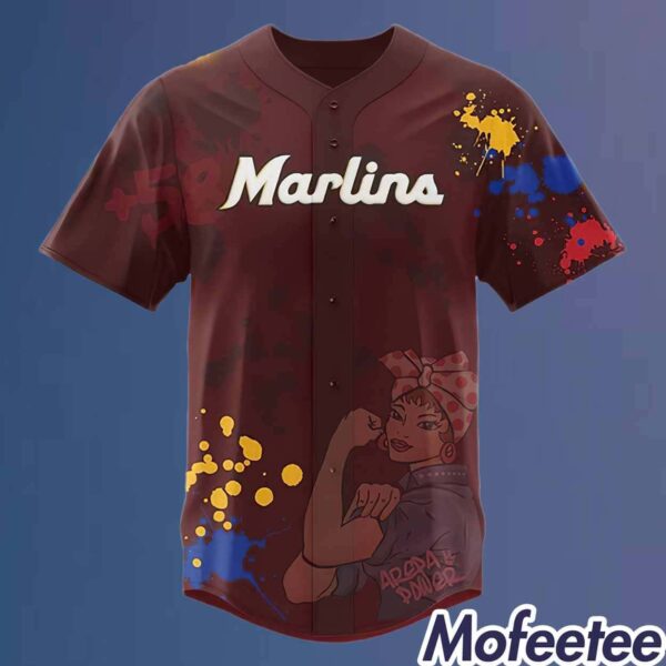Marlins Venezuelan Heritage Jersey 2024 Giveaway