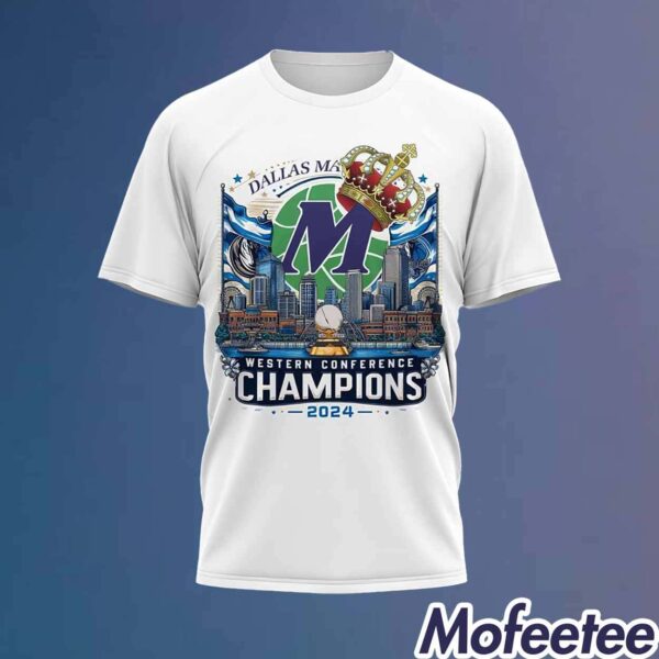 Mavericks 2024 Western Conference Champions The Crown Shirt