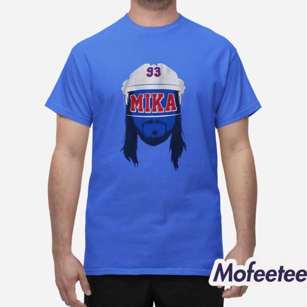 Mika Zibanejad Blank Face Shirt