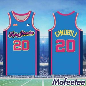 Missions Manu Ginobili Blue Flying Chanclas Basketball Jersey 2024 Giveaway 1