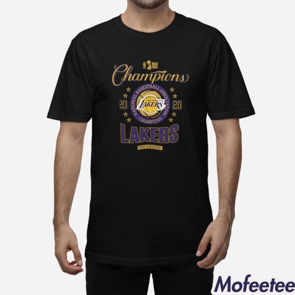 National Basketball Association Champions 2020 Lakers Shirt