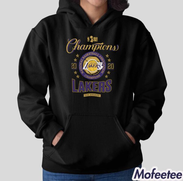 National Basketball Association Champions 2020 Lakers Shirt