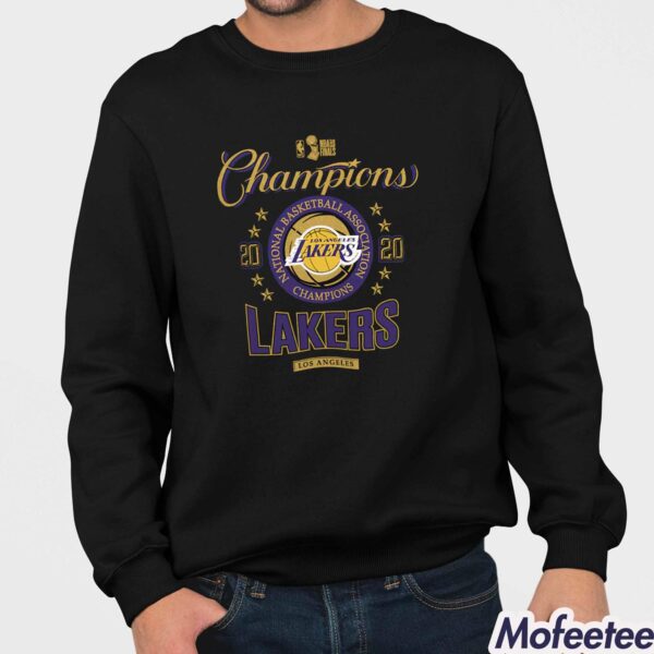 National Basketball Association Champions 2020 Lakers Shirt