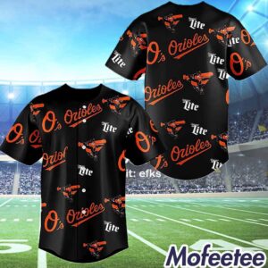 Orioles DM Rubenstein Miller Lite Baseball Jersey 1