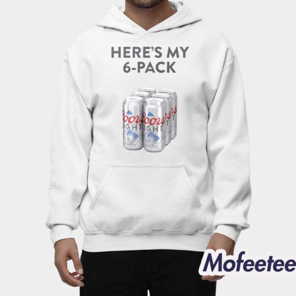 Patrick Mahomes Coors Light Heres My 6-Pack Shirt