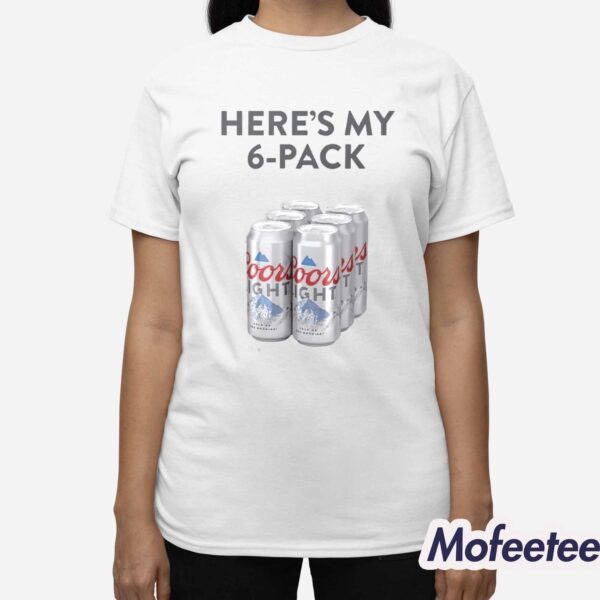 Patrick Mahomes Coors Light Heres My 6-Pack Shirt