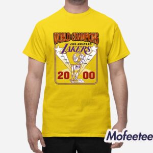 Pedro Pascal World Champions Lakers 2000 Shirt 1