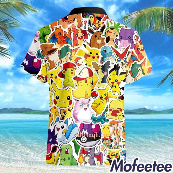 Pokemon Anime Pikachu Hawaiian Shirt