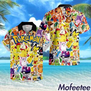 Pokemon Anime Pikachu Hawaiian Shirt 2