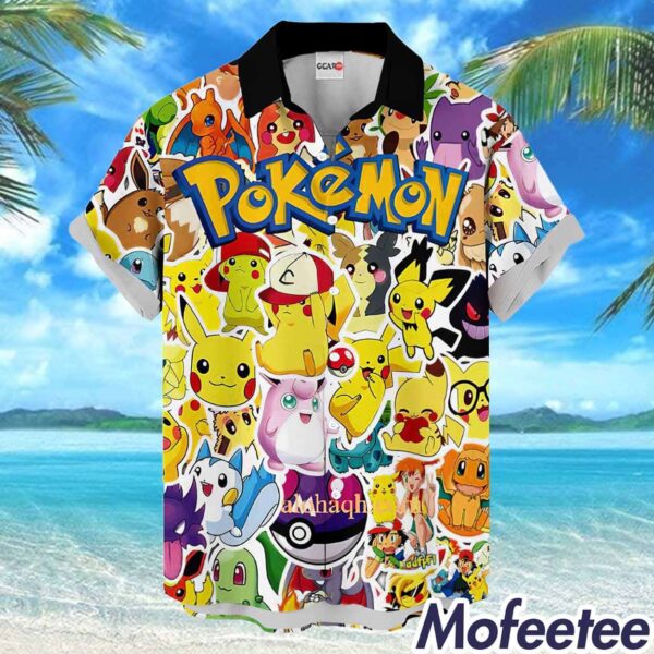 Pokemon Anime Pikachu Hawaiian Shirt