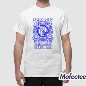 Queens Of The Stone Age Trippy Sand Blue Shirt 1