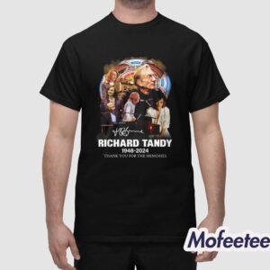 Richard Tandy 1948 2024 Thank You For The Memories Shirt 1