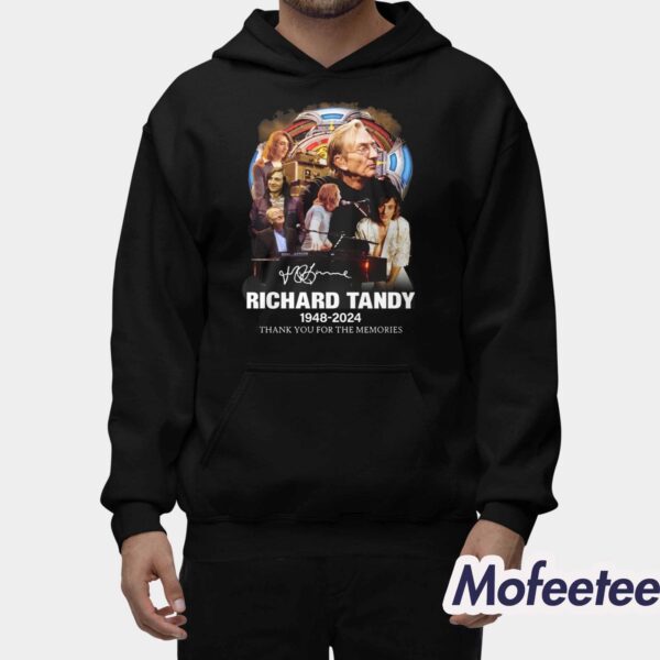 Richard Tandy 1948-2024 Thank You For The Memories Shirt