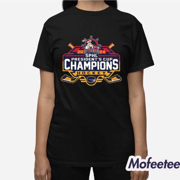 Rivermen 2024 President’s Cup Champions Hockey Shirt