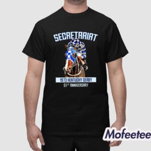 Secretariat 1973 Kentucky Derby 51st Anniversary Shirt 1