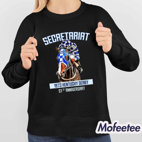 Secretariat 1973 Kentucky Derby 51st Anniversary Shirt