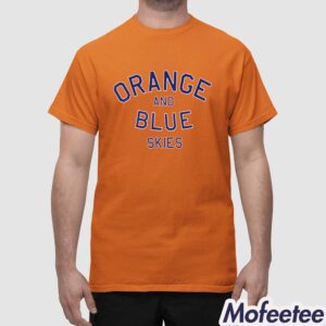 Spike Orange And Blue Skies Breathable Shirt 1
