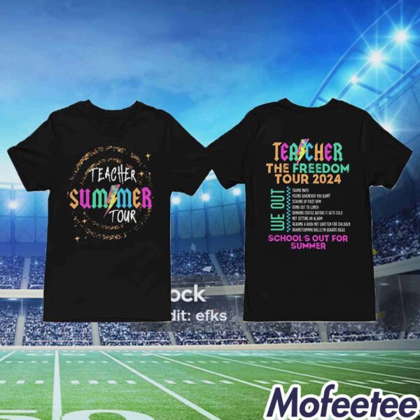 Teacher Summer Tour 2024 Shirt
