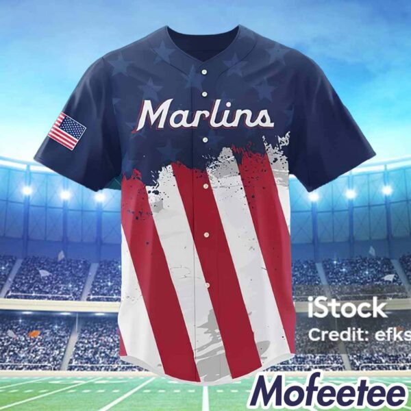 Team USA Day Marlins Jersey 2024 Giveaway