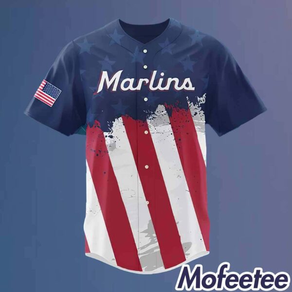 Team USA Day Marlins Jersey 2024 Giveaway