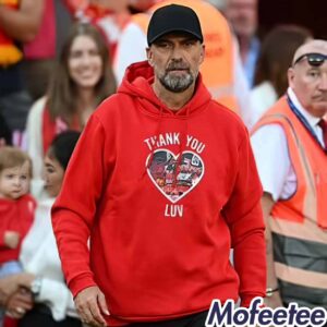 Thank You Luv I'll Never Walk Alone Again Jurgen Klopp Hoodie 1