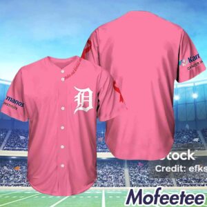 Tigers Pink Out The Park Jersey 2024 Giveaway 1