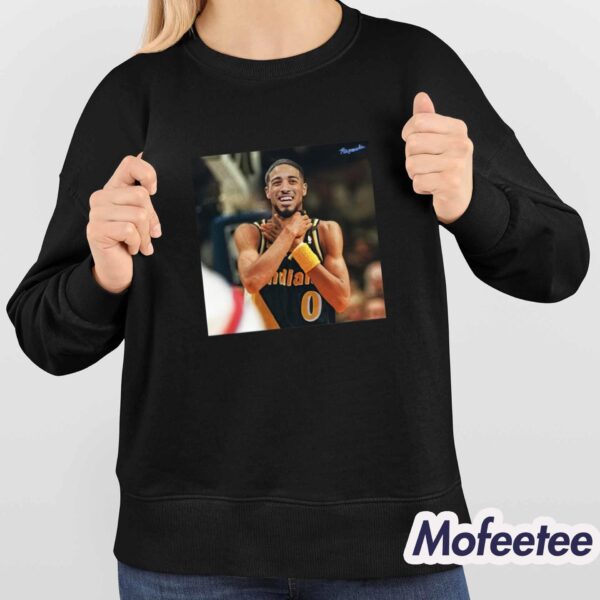 Tyrese Haliburton Choke Like Reggie Miller Shirt