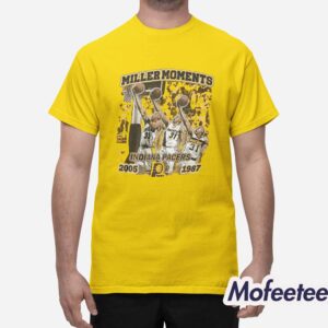 Tyrese Haliburton Reggie Miller Moments Pacers 2005 1987 Shirt 1