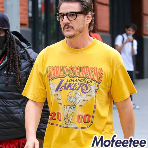 World Champions Lakers 2000 Pedro Pascal Shirt