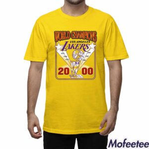 World Champions Lakers 2000 Shirt 1