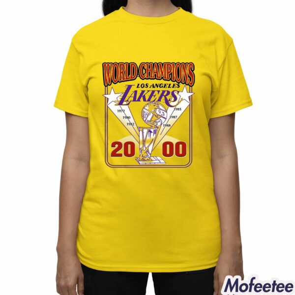 World Champions Lakers 2000 Shirt