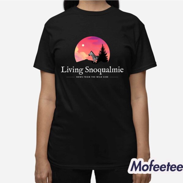 Zebra Living Snoqualmie News From The Wild Side Shirt