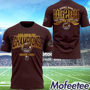 2023 2024 Calder Cup Champions Hershey Back To Back 3D Shirt 1