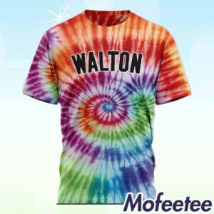 Adam Silver Bill Walton Boston Celtics Tie Dye 3D Shirt 1