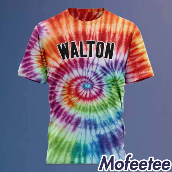 Adam Silver Bill Walton Boston Celtics Tie Dye 3D Shirt