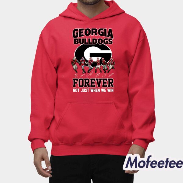 Bulldogs Forever Not Just When We Win Shirt