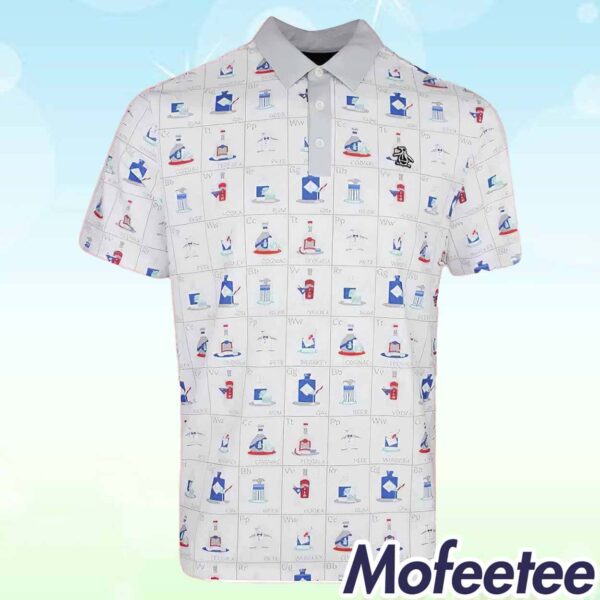 Cam Smith Print Petes Flash Cards Polo Shirt