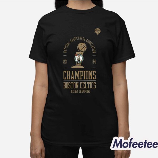 Celtics 18-Time Finals Champions 2024 Shirt