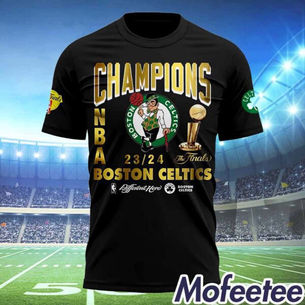 Celtics 2024 Finals Champions 3D Shirt