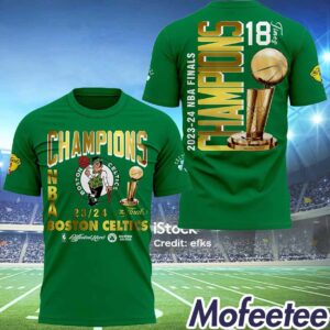 Celtics 2024 Finals Champions Different Here Shirt 1