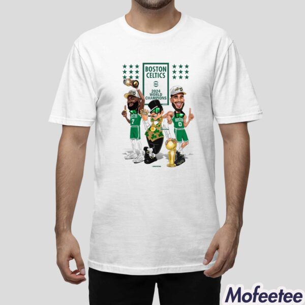 Celtics 2024 World Champions Jayson Tatum Jaylen Brown Shirt