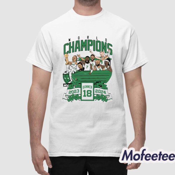 Celtics Banner 18 Duckboat Shirt