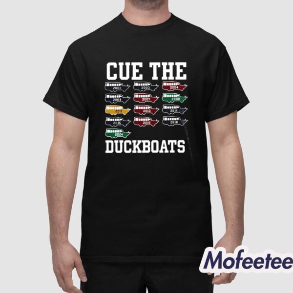 Celtics Cue The Duckboats 2024 Shirt