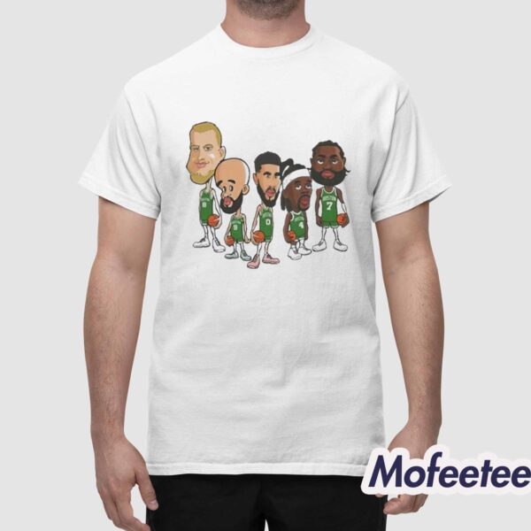 Celtics Jayson Tatum Jrue Holiday Derrick White Jaylen Brown 2024 Shirt