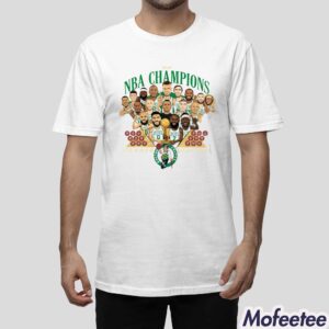 Celtics Parade 2024 Champions Banner Eighteen Shirt 1