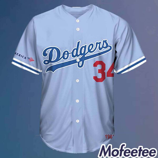 Dodgers Fernando Valenzuela Jersey Giveaway 2024