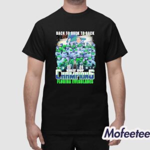 Everblades 2024 Kelly Cup Champions Back To Back Shirt 1