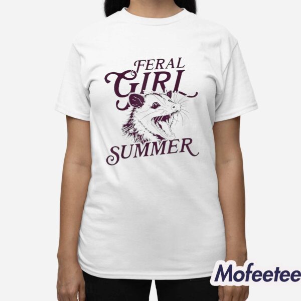 Feral Girl Summer Opossum Shirt